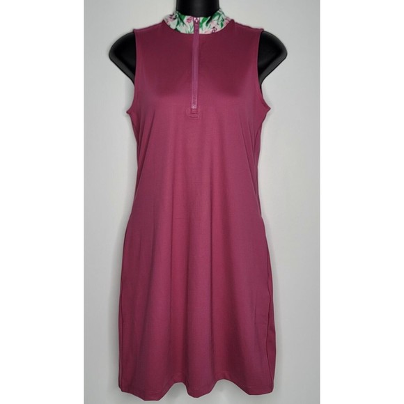 Tommy Bahama Dresses & Skirts - Tommy Bahama Golf Tennis Dress Womans Floral Tropical Print w/ Shorts Pink‎ XS